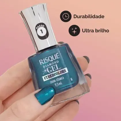 Esmalte risque chuva cosmica 9,5ml