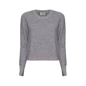 PULLOVER FEMININO EM TRICOT TEXTURIZADO