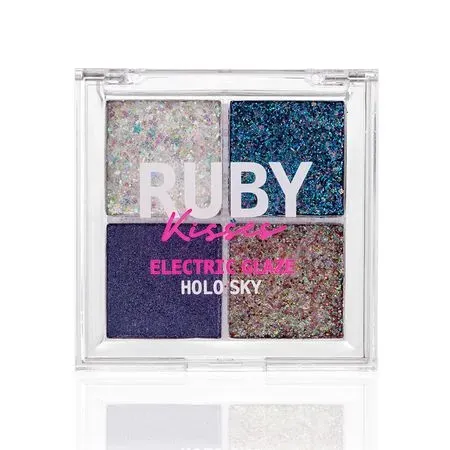 Paleta de Sombras Glitter Holo Sky - Ruby Kisses Azul