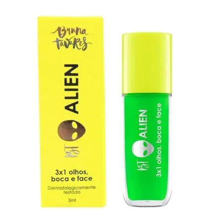 Sombra Liquída 3x1 Bruna Tavares Et Alien Green Neon 5ml