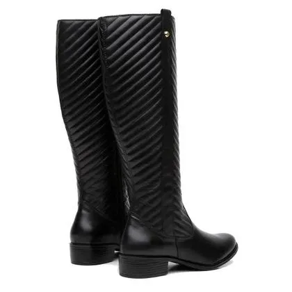 Bota Montaria Feminina Couro Cano Alto Bota Over The Knee - HALDRYS