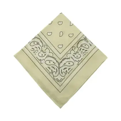 Lenço Bandana Hip Hop Punk Feminino E Infantil, Acessório De Cabelo Quadrado Estilo Boêmio - NONE