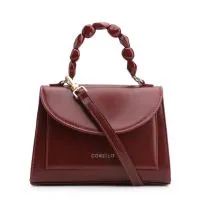 Bolsa De Mão - Couro Vinho