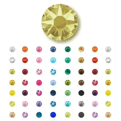 1.000 Strass De Vidro Hotfix Cristal Termocolante 5mm - SV Strass