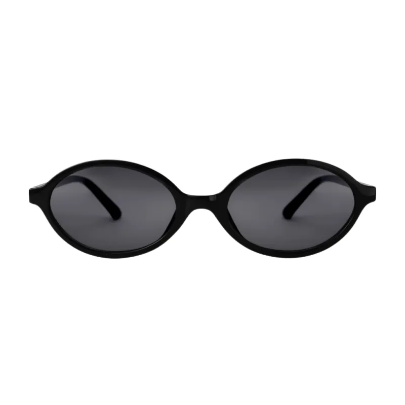 Óculos de Sol Oval Feminino Siena Preto