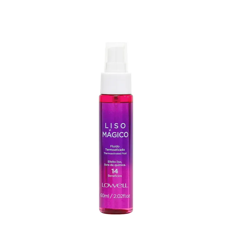 Lowell Liso Mágico  - Fluido Termoativado 60ml