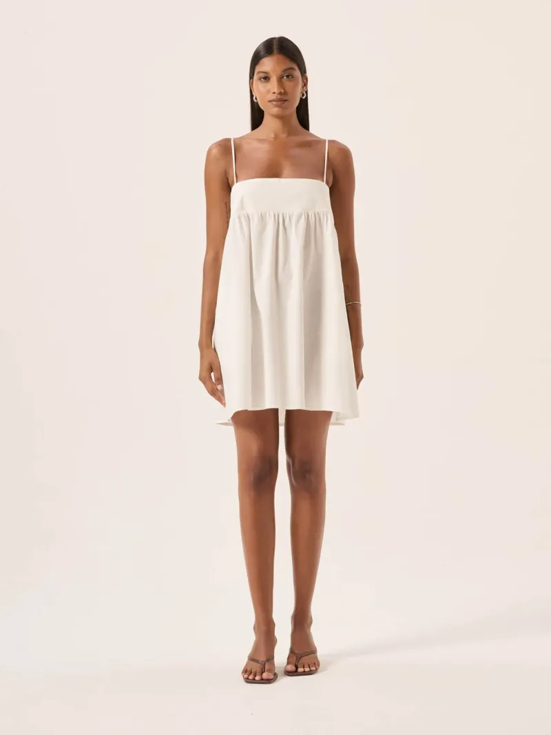 Vestido Margot Tricoline Branco