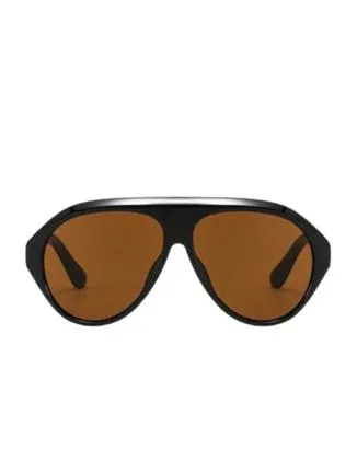 Óculos Aviador Lente Marrom Moda Blogueira Estilo Tendência - Envelope de Algodão