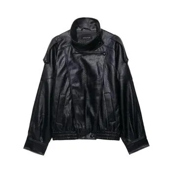 Jaqueta Feminina De Inverno Em material sintético Com Gola Alta, Manga Longa E Zíper, Acolchoada - TFMLN - Casaco Feminino - Magazine Luiza