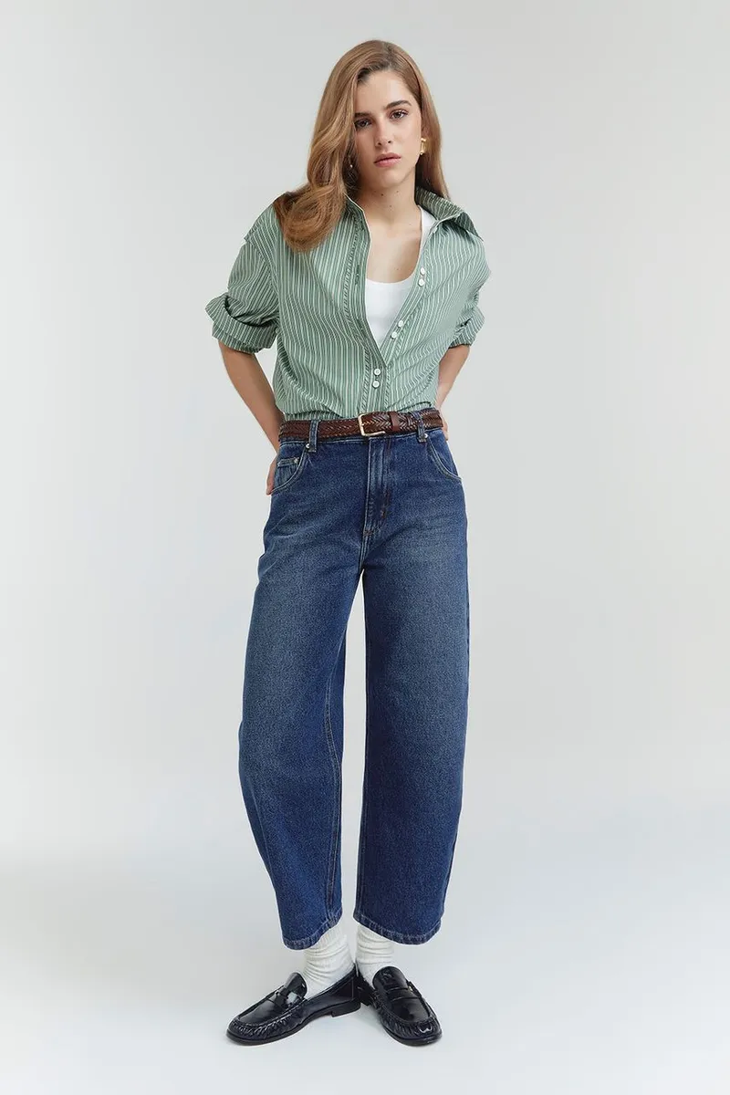 Calça Jeans Nadini - Jeans Médio Escuro
