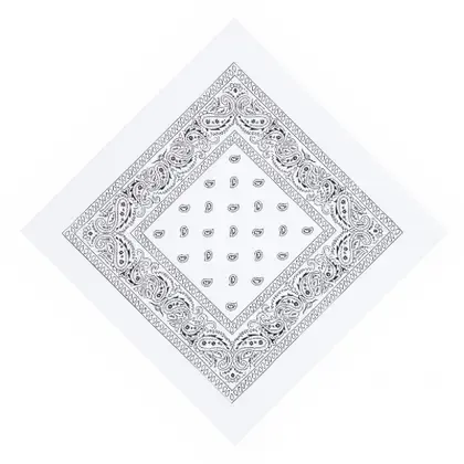 Bandana Lenço Estampado Classica Unissex 55X55Cm Adulto - HHW