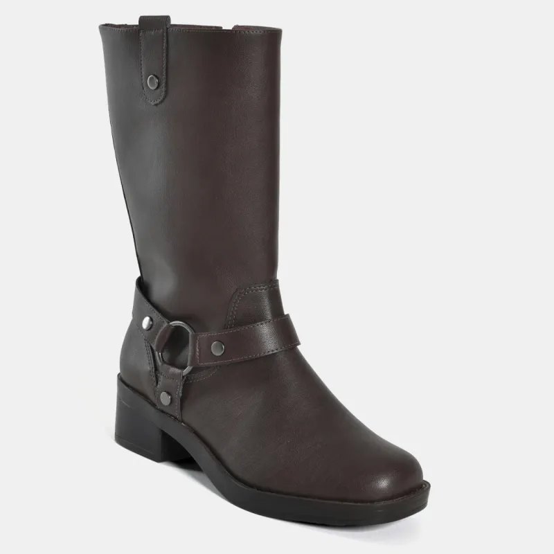 Bota Biker Marrom 035-019-01