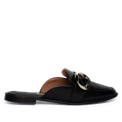 Mule Feminina Vizzano Bico Redondo Preto