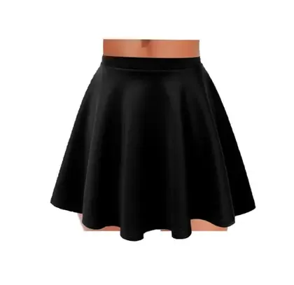 SAIA GODE CURTA RODADA ROUPA FEMININA MODA VERÃO CASUAL tamanho G preta - atrevida