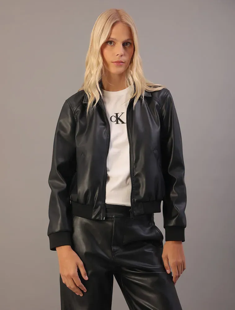 Jaqueta Bomber Calvin Klein Jeans Feminino - Preto