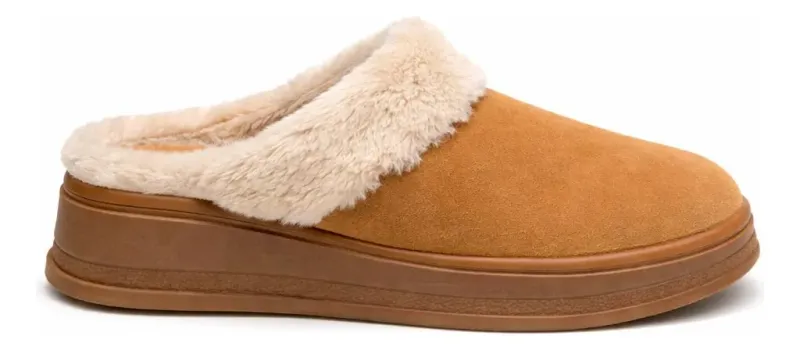Pantufa Aberta Peluciada Confortavel