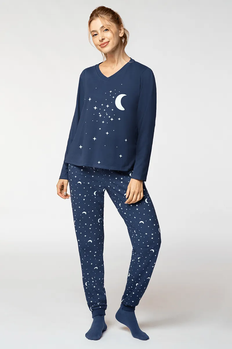 Pijama Longo Algodão Feminino Lupo