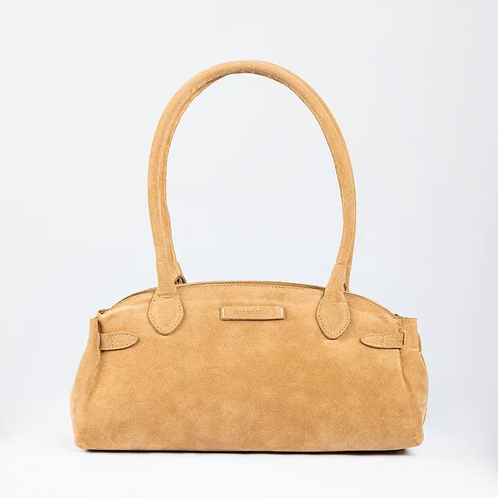 Bolsa camurça bege