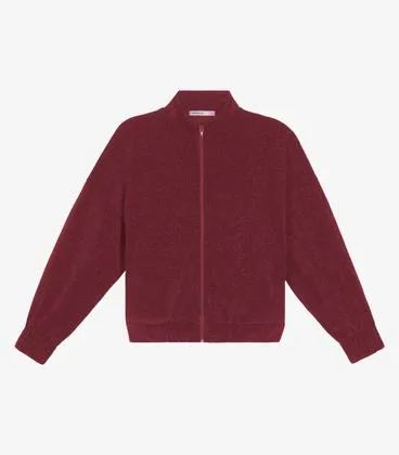Jaqueta Feminina Tricot Gola Alta Endless Vermelho