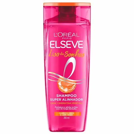 Shampoo L'Oréal Paris Elseve Liso dos Sonhos Super Alinhador 200ml