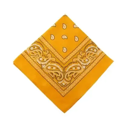 Lenço Bandana Hip Hop Punk Feminino E Infantil, Acessório De Cabelo Quadrado Estilo Boêmio - NONE