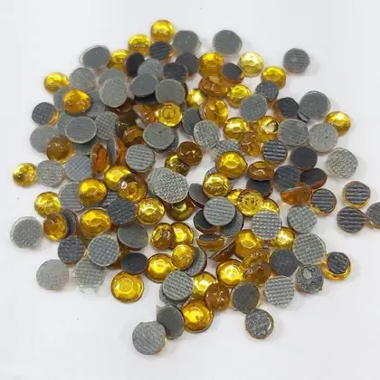 20g Strass Cristal Termocolante 4mm Pedrarias Strass Hotfix para Unha Cristal4-20g - MorenArteira Aviamentos