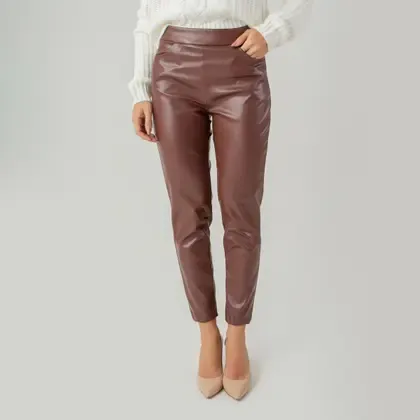 Calça susie couro skinny feminina - Susie Modas