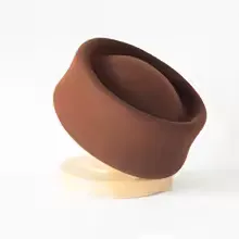 Boina de feltro de lã plana de aba curta ins moda pillbox chapéu feminino francês elegante fedoras chapéu de marinheiro capitão boné senhoras bert duro - AliExpress 200000297