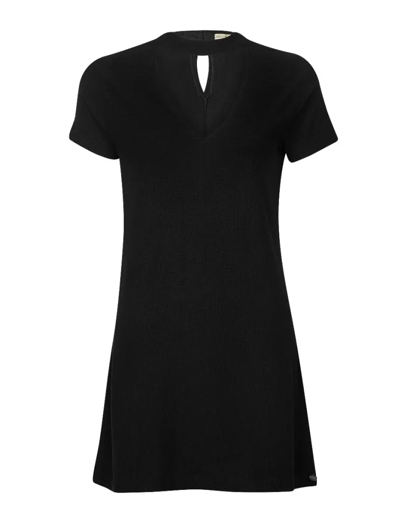 VESTIDO CHOKER MANGA CURTA DECOTE V
