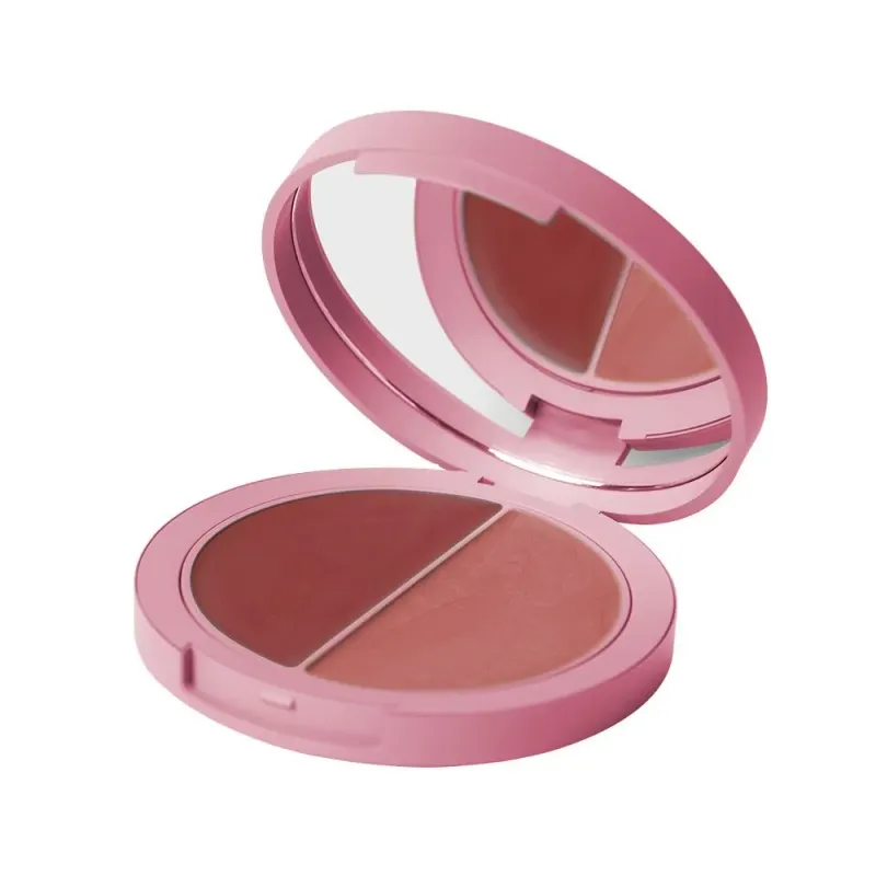 Care Natural Beauty Maquiagem Terracota e Rose duo Blush e Iluminador 10g - Outubro Rosa -