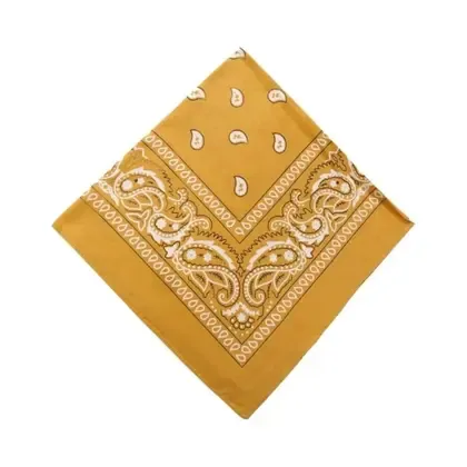 Lenço Bandana Hip Hop Punk Feminino E Infantil, Acessório De Cabelo Quadrado Estilo Boêmio - NONE