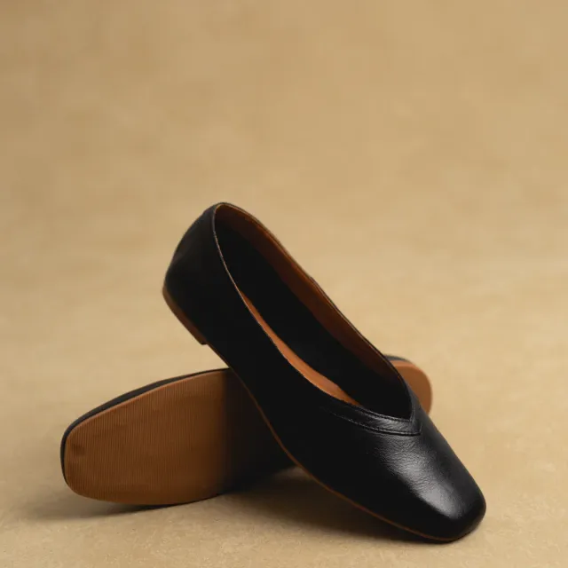 Sapatilha Del Couro Wishin (Preto)