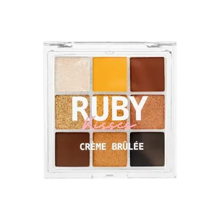 Paleta de Sombras Sweets Collection Creme Brulee - Ruby Kisses Amarelo