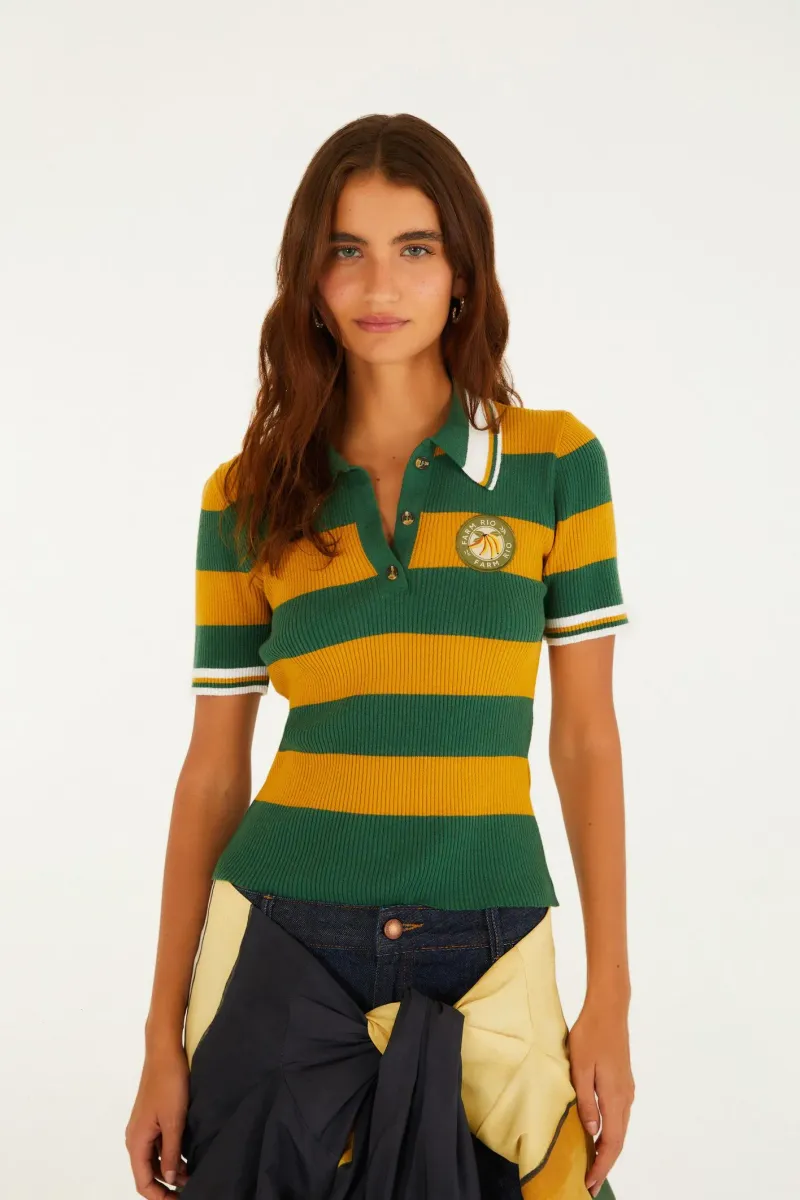 Blusa Polo Tricot Brasil