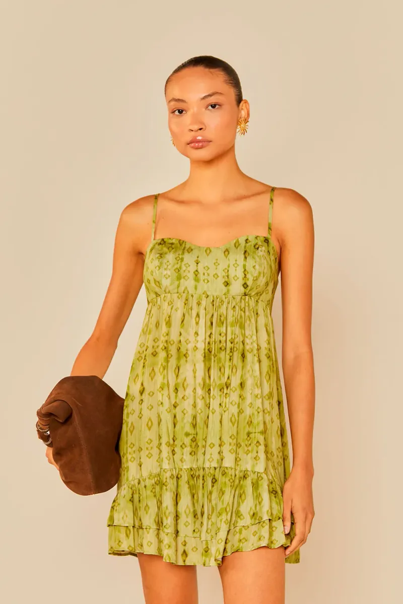 Vestido Estampa Tie Day Andino Curto - Est Tie Day Andino