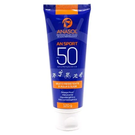 Protetor Solar Corporal Anasol - Loção An Sport FPS 50 120g