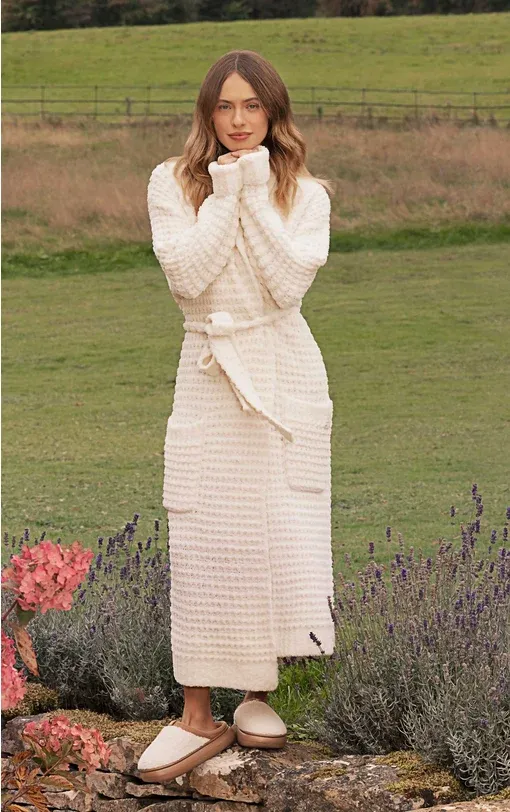 Roupão Feminino em Tricot Mousse Cozy Daily