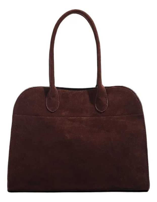Linda Bolsa Retrô Grande De Camurça Para Mulheres