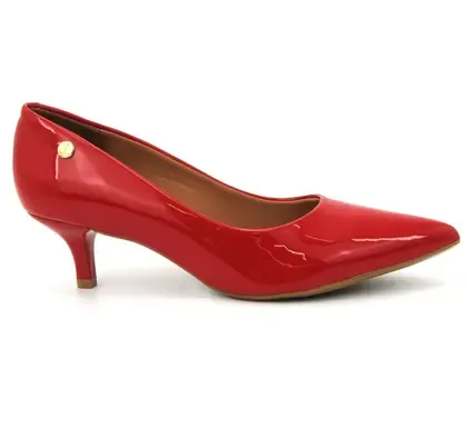 Sapato Vizzano 1122.828 Scarpin Social Salto Baixo Bico Fino Feminino