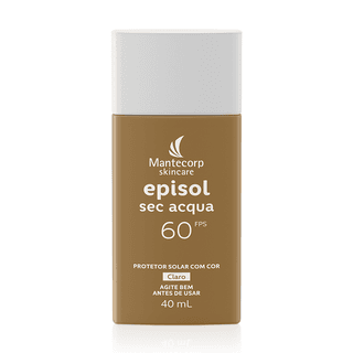 Protetor Solar Facial Episol Sec Acqua Com Cor FPS 60 | Claro - 40ml
