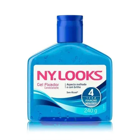 Gel Fixador Capilar Ny Looks Mega Fixação Com 240G