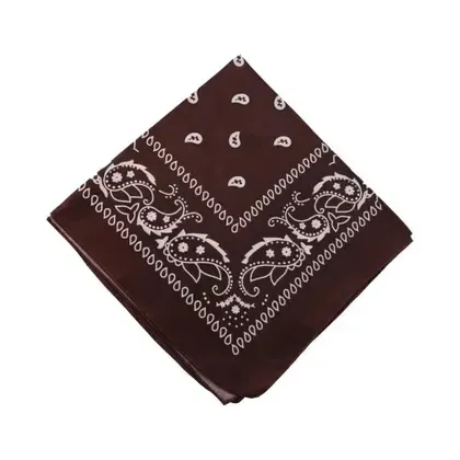 Lenço Bandana Hip Hop Punk Feminino E Infantil, Acessório De Cabelo Quadrado Estilo Boêmio - NONE
