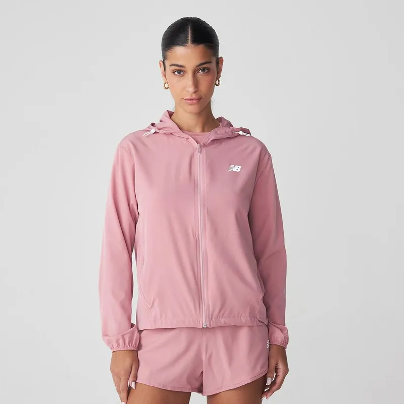 Jaqueta Corta Vento Sport Essentials Run Feminino - Rosa