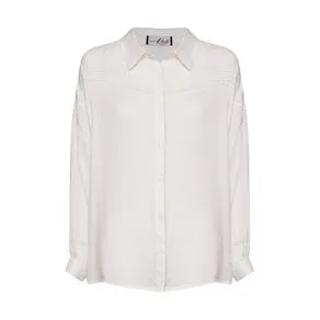 CAMISA FEMININA OVERSIZED NERVURAS