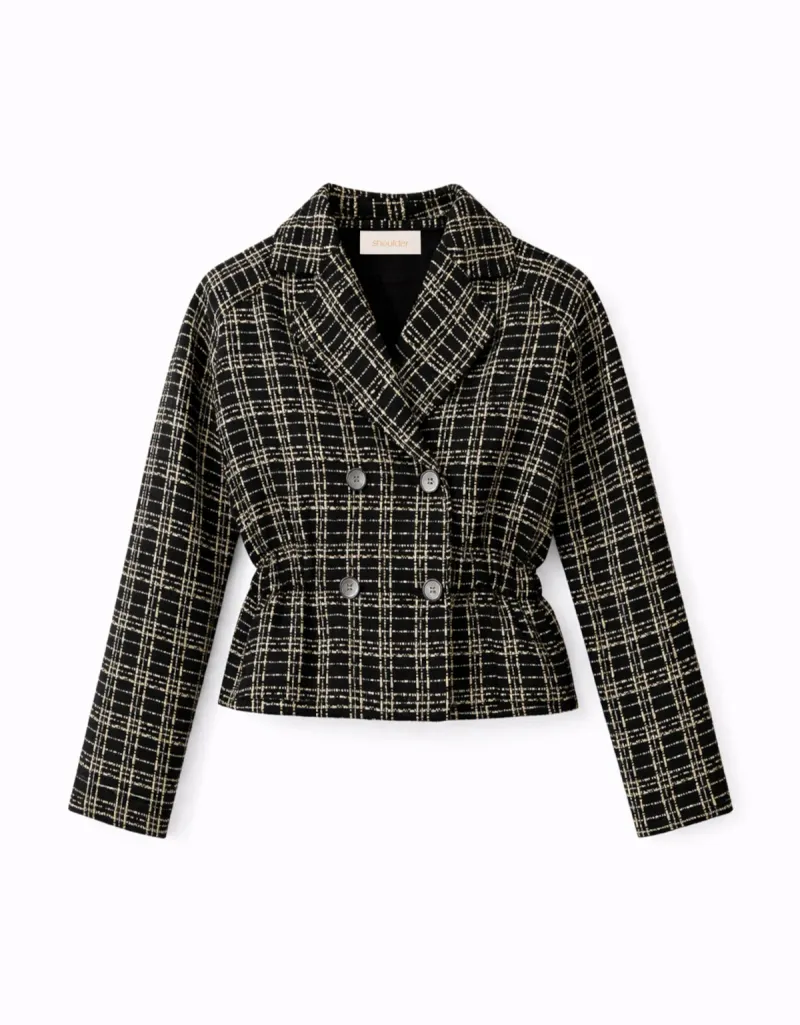 Jaqueta Tweed Lurex