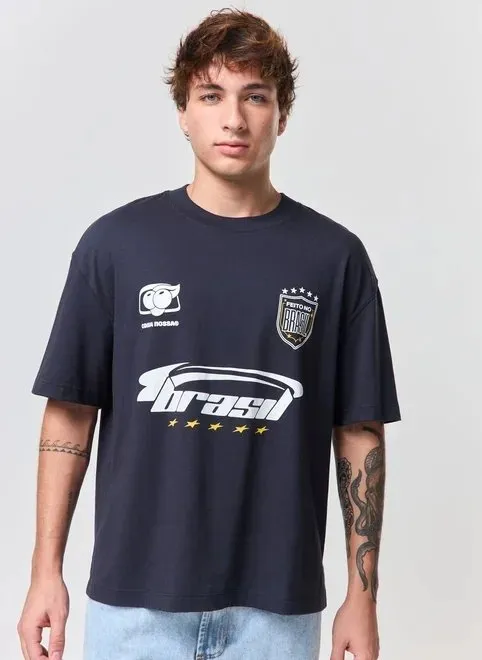 camiseta box malhão marinho guaraná