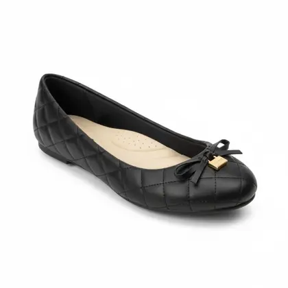 Sapatilha Moleca Preta Antiderrapante Feminina Casual -