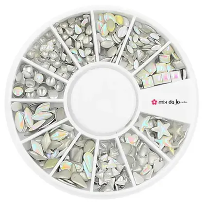 Disco de tachinhas branco furta cor - Mix da Jo