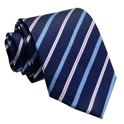 Gravata jacquard adulto slim Casamento Aniversário Listrado - anjo da mamãe