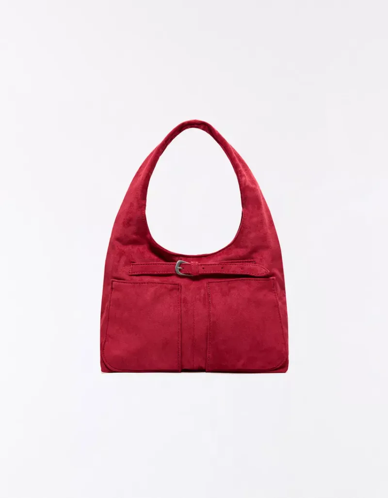 Bolsa de ombro vermelha